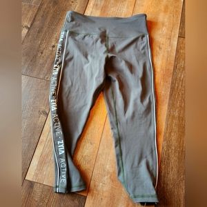 Olive green zyia leggings